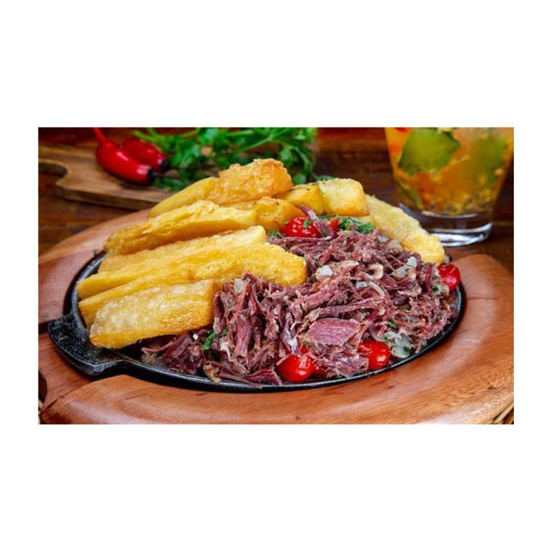 Carne Seca Traseiro Prisca 450g - Delícias Carne Seca Traseiro Prisca 450g