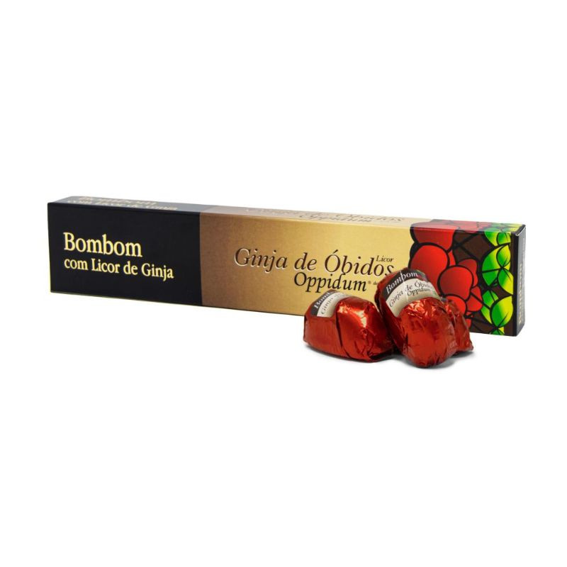 Bombom com Licor de Ginja Oppidum 130g - Delícias Bombom com Licor de Ginja Oppidum 130g