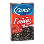 Feijão Preto Camil Cozido S/ Tempero 490g