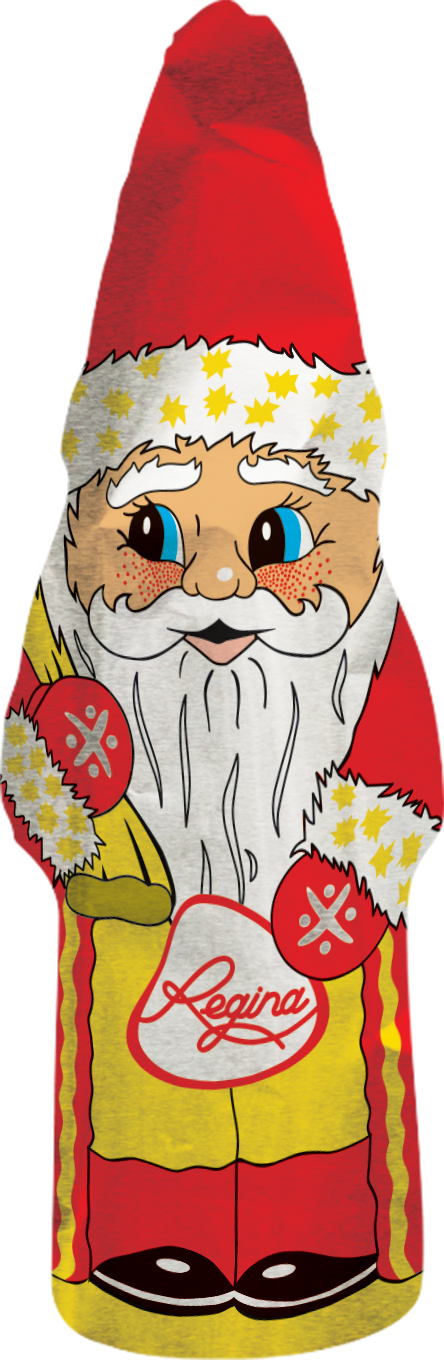 Pai Natal de Chocolate Regina 25g - Delícias Pai Natal de Chocolate Regina 25g