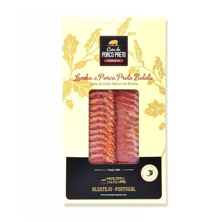 Barrancos Lombo Porco Preto Bolota Fatiado 80G - Delícias Barrancos Lombo Porco Preto Bolota Fatiado 80G