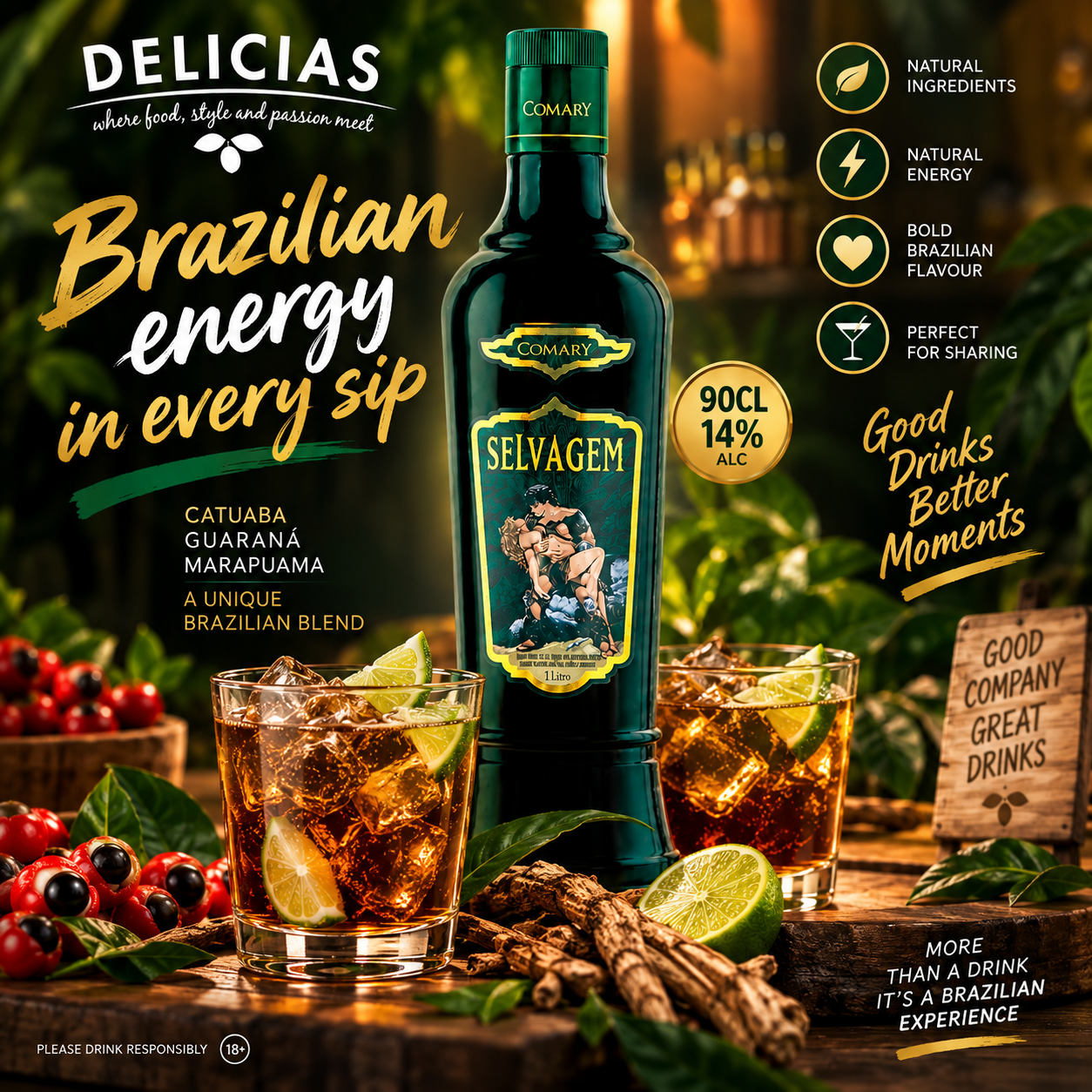 Catuaba Selvagem at Delicias blank