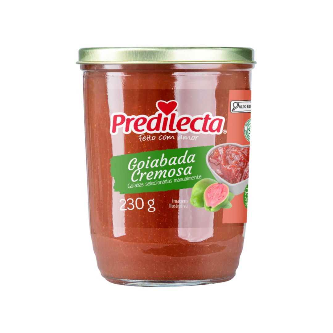 PRE-JAM6294_GOIABADA PREDILECTA CREMOSA VD 230G - Delícias GOIABADA PREDILECTA CREMOSA VD 230G