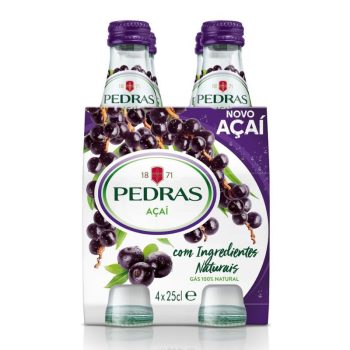 Pedras Salgadas Sparkling Water Acai Flavoured 250ml x 4