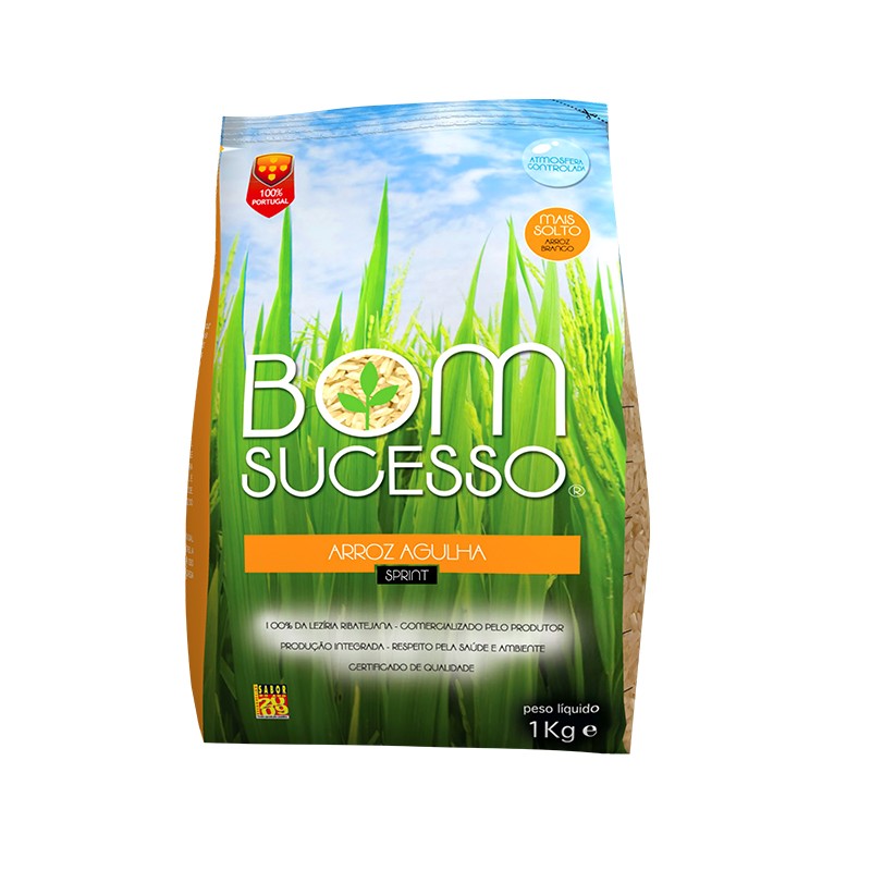 Arroz Agulha Bom Sucesso 1kg - Delícias Arroz Agulha Bom Sucesso 1kg