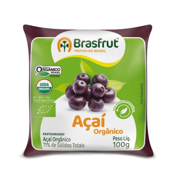 Polpa de Açaí Congelada Brasfut 100g