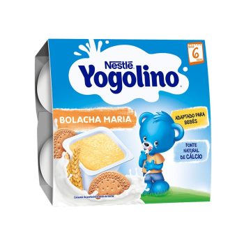 Papinha Infantil Yogolino Cereais e Bolacha Maria 4x100g