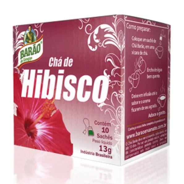 Chá de Hibisco Barão do Cotegipe 10x13g