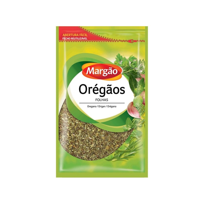 Orégãos em Folha Margão Saqueta 8g - Delícias Orégãos em Folha Margão Saqueta 8g