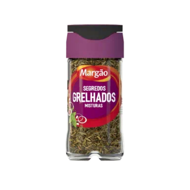 Tempero Secreto P/ Grelhados Margão Frasco 17g - Delícias Tempero Secreto P/ Grelhados Margão Frasco 17g