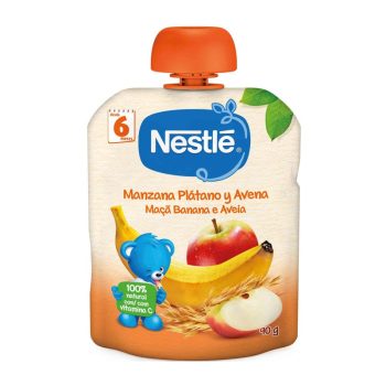 Papinha Infantil Purê de Maçã, Banana e Aveia Nestlé 90g