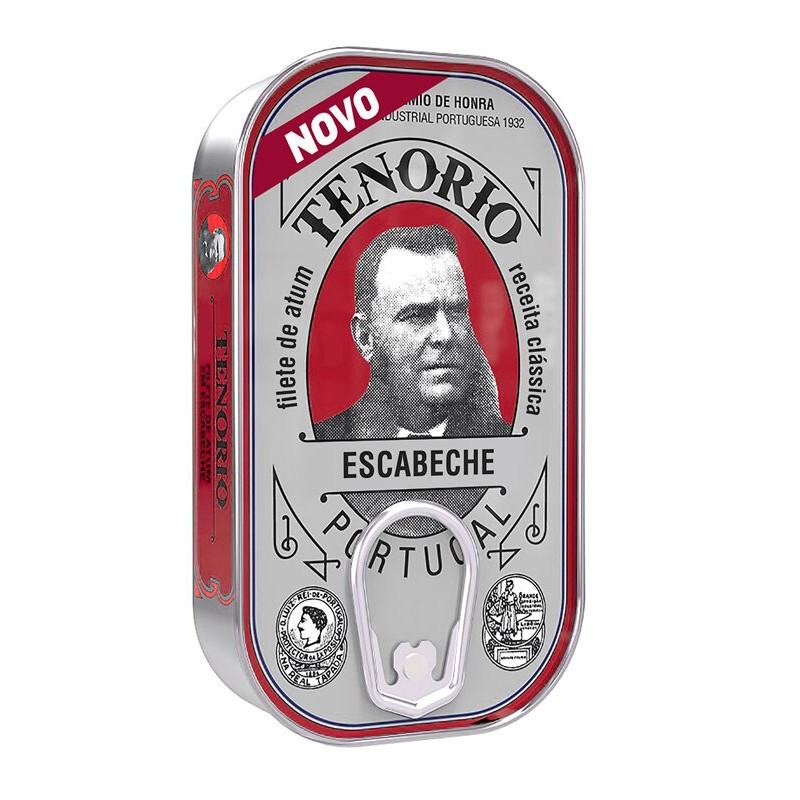 Filetes de Atum em Escabeche Tenório Lata 120g - Delícias