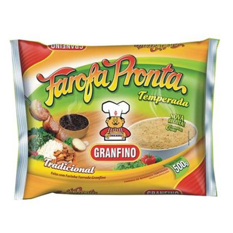 Farofa De Mandioca Tradicional Granfino 500G Farofa De Mandioca Tradicional Granfino 500G