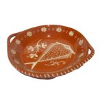 Prato Decorado Terracota 1 Unid 005. CFR0 N0