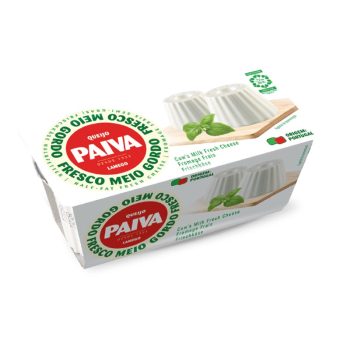 Queijo Fresco Paiva Meio Gordo Pack 62.5g x 2