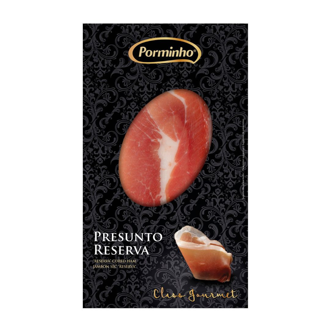 Presunto Tradicional Reserva Porminho Fatiado 100g - Delícias Presunto Tradicional Reserva Porminho Fatiado 100g