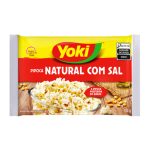 Pipoca de Microondas Natural C/ Sal Yoki 100g