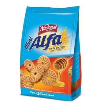 Bolacha Nacional Mini Alfa 120G