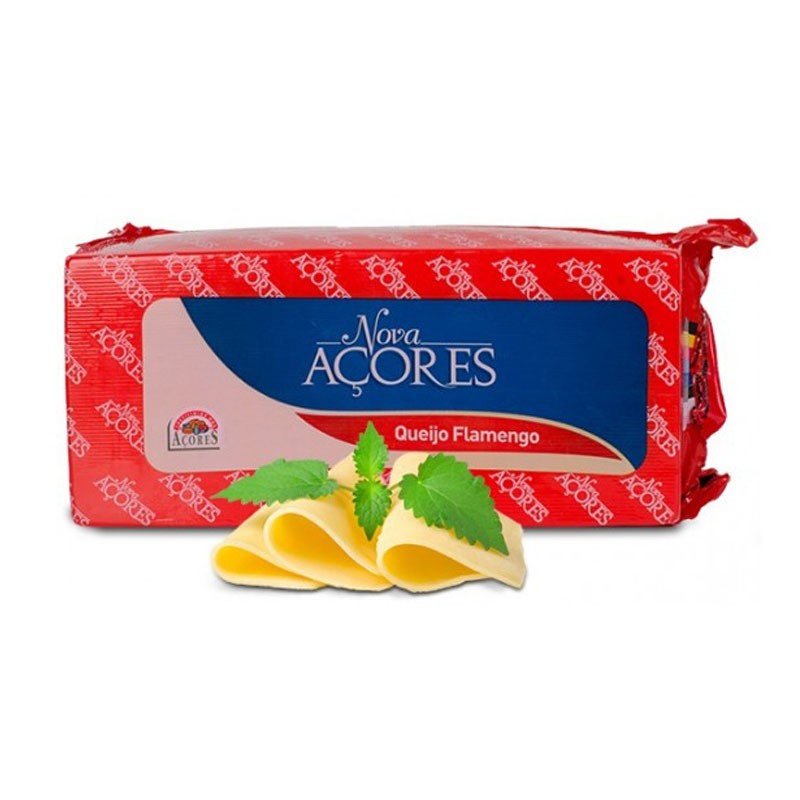 Queijo Nova Açores em Barra Fatiado 500g - Delícias