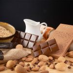 Tablete de Alfarroba e Amêndoas ao Leite 80g