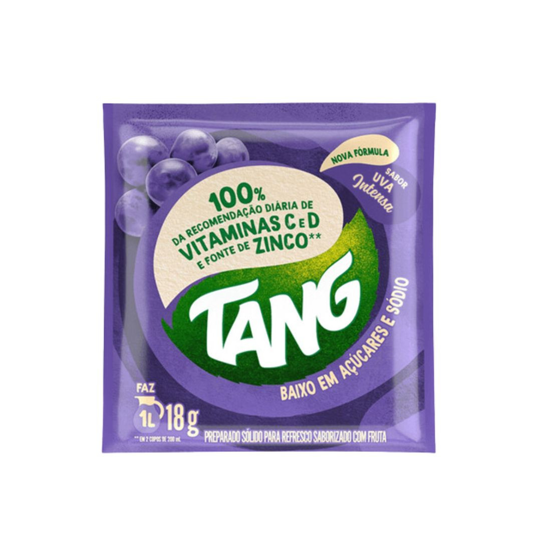 Tang em Pó Uva Intensa Saqueta 18g - Delícias Tang em Pó Uva Intensa Saqueta 18g