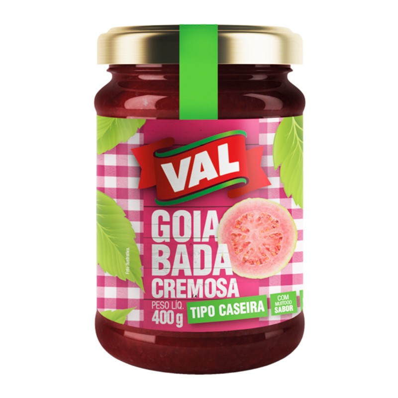 Goiabada Caseira Cremosa Frasco 400g - Delícias Goiabada Caseira Cremosa Frasco 400g