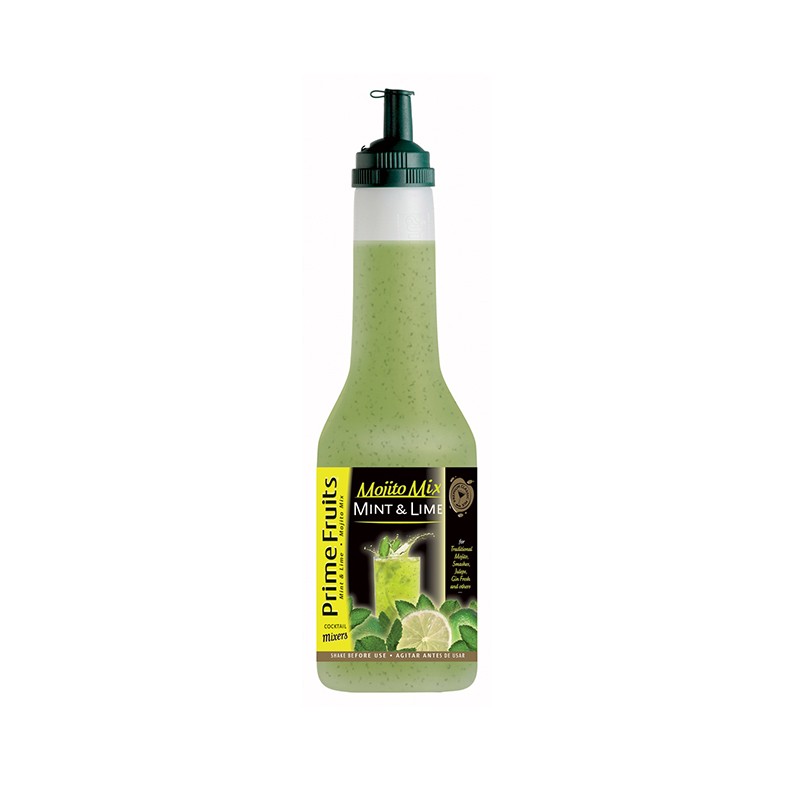 Mistura de Menta e Limão P/ Mojito Congelado PrimeFruit 1L - Delícias Mistura de Menta e Limão P/ Mojito Congelado PrimeFruit 1L