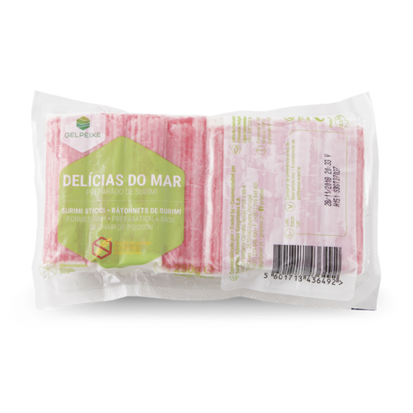 Preparado de Surimi Congelado Gelpeixe 250g