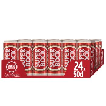 Cerveja Super Bock Original Lata 24x500ml