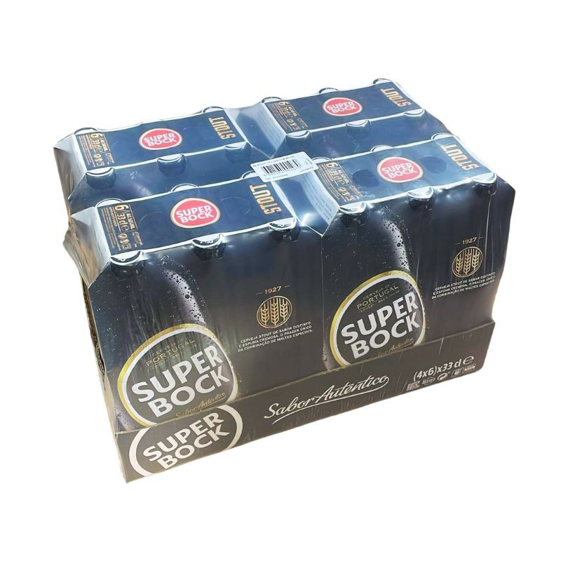 Super Bock Stout Beer Btl 24x330ml - Delícias Super Bock Stout Beer Btl 24x330ml