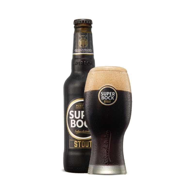 Super Bock Stout Beer Btl 24x330ml - Delícias Super Bock Stout Beer Btl 24x330ml