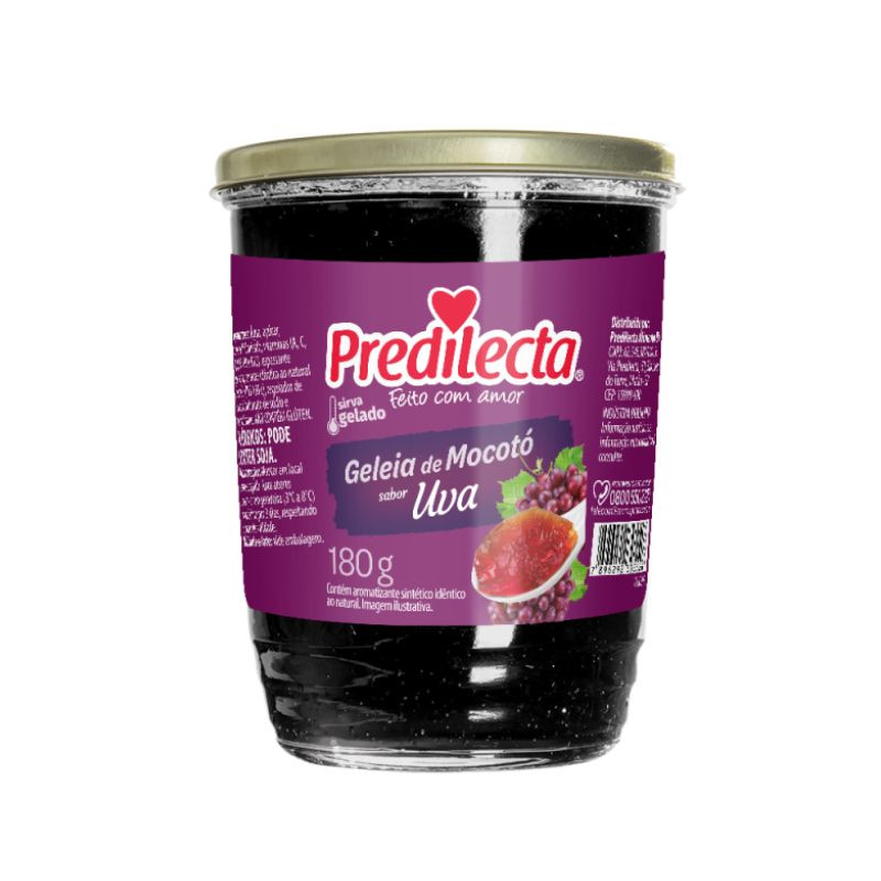 Predilecta Natural Mocoto Jam 180g - Delícias Predilecta Natural Mocoto Jam 180g