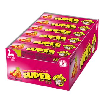 Gorila Super Tutti-Frutti Gum Displaybox