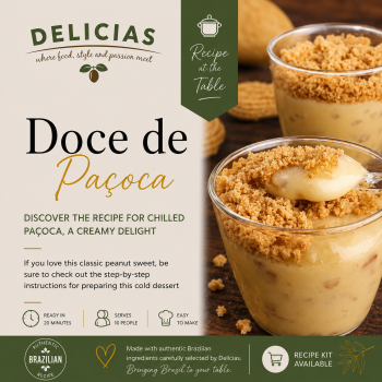 Kit para Paçoca Gelada De Colher