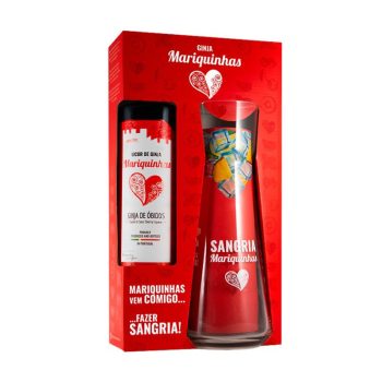 Cherry Liqueur Ginja Mariquinhas Kit Jug for Sangria 70cl