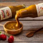 Sabor das Indias Gourmet Mustard with Jalapenho and Mango 335ml - Delícias Sabor das Indias Gourmet Mustard with Jalapenho and Mango 335ml