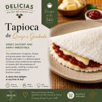 Tapioca de Queijo e Goiabada - Delícias