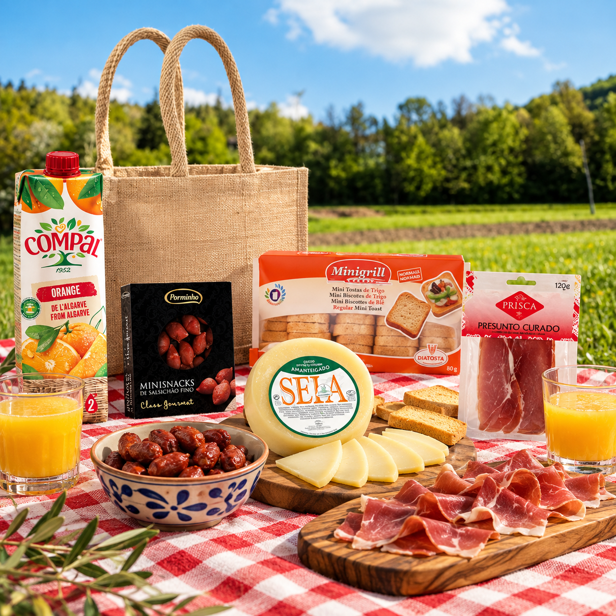 The Iberian Picnic Experience PicNic Bag blank