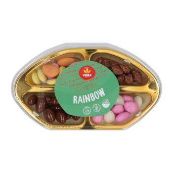 Vieira Chocolate Almonds And Dragees Assortment Rainbow 200g