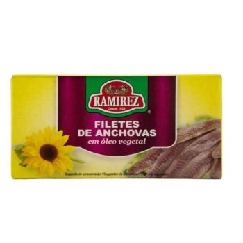 Ramirez Anchovy Fillets in Vegetable Oil – 40g Can