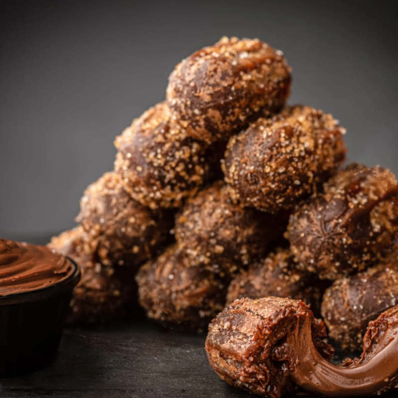 churros de nutella - Delícias