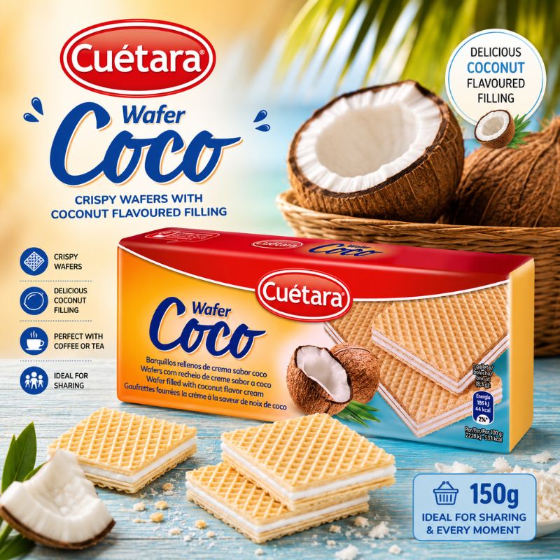 Cuetara Coconut Wafer - Delícias