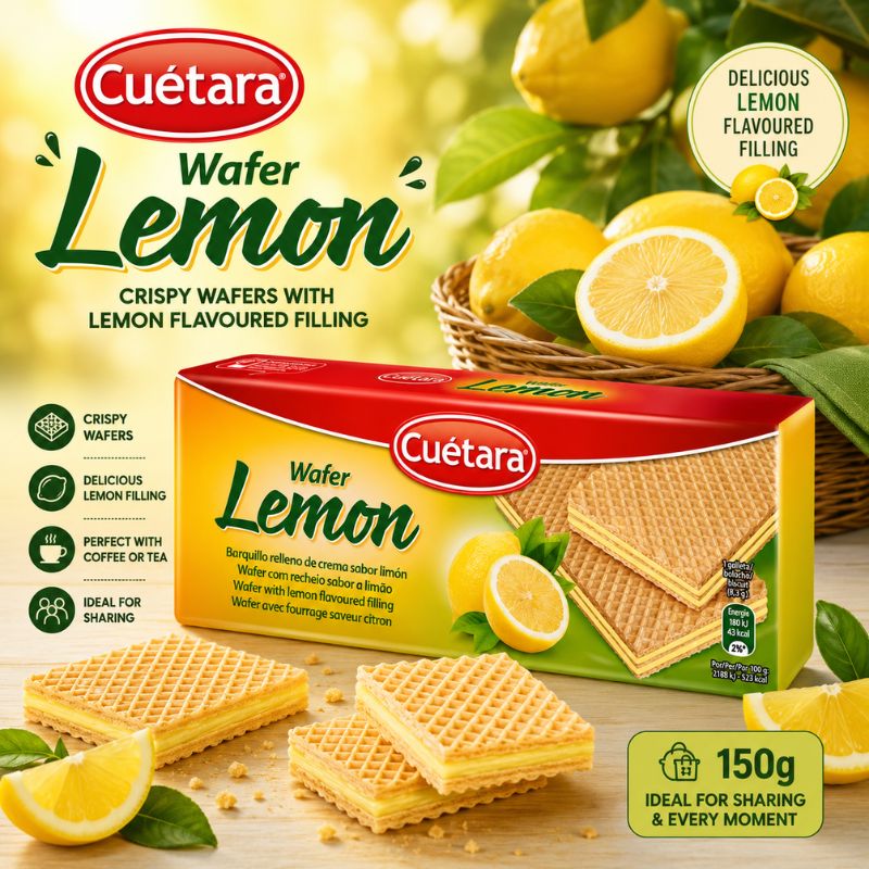 Cuetara Lemon Wafer - Delícias