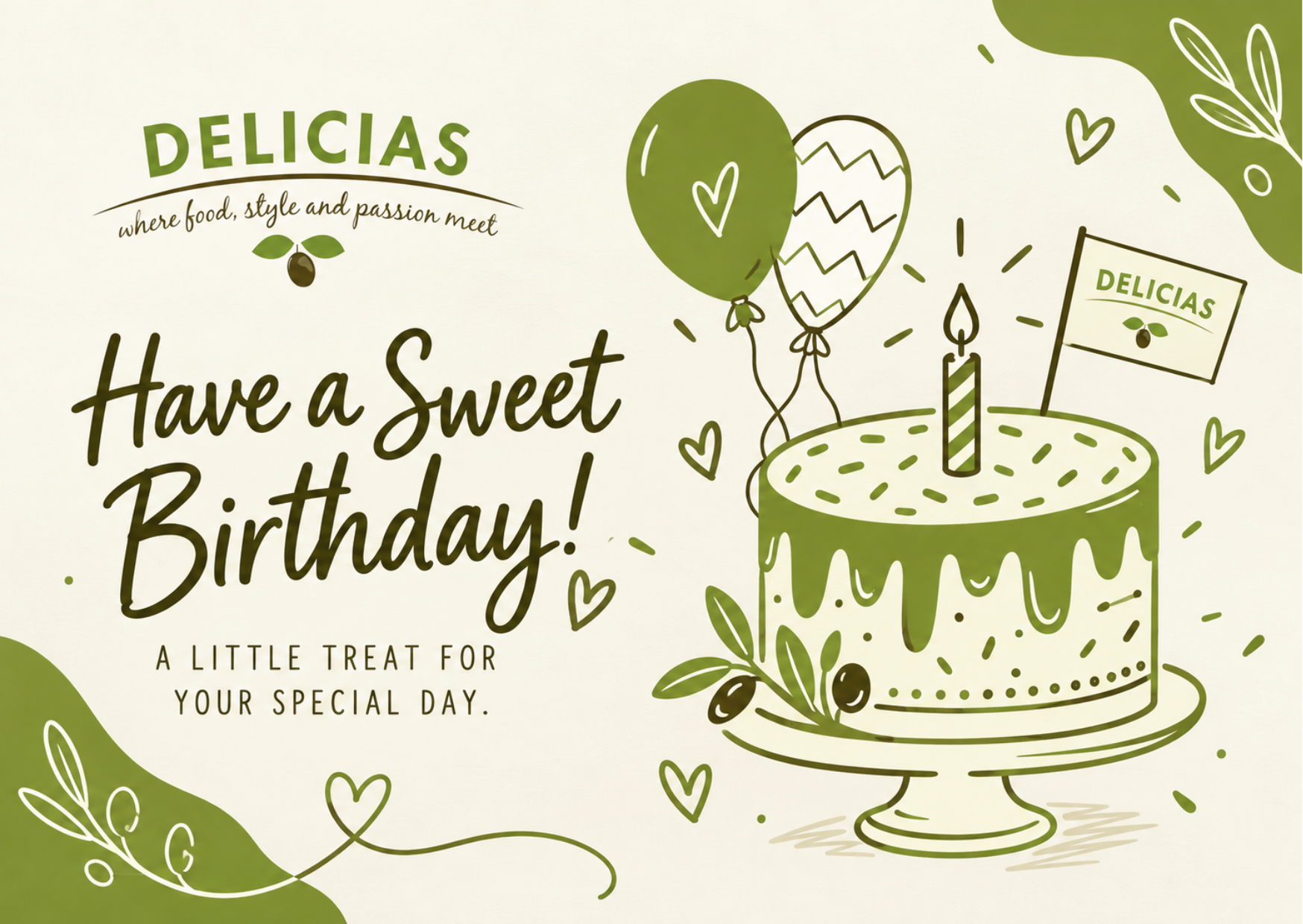 Birthday - Have a Sweet Birthday! blank