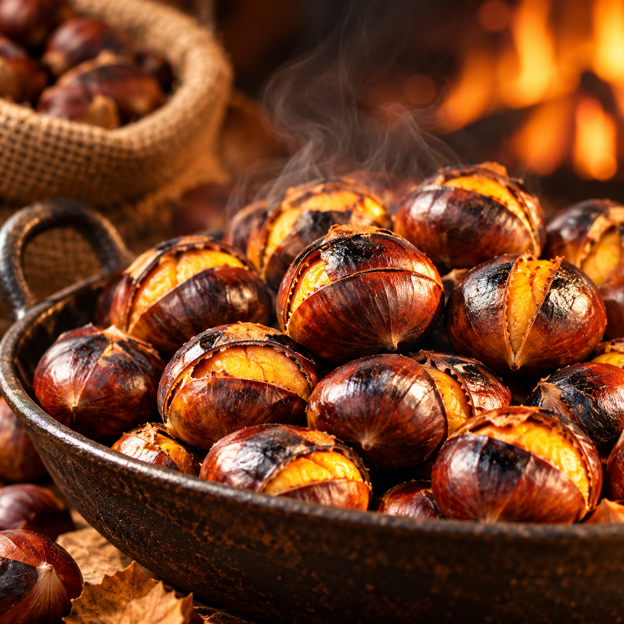 Fire-Roasted Chestnuts by the Hearth blank